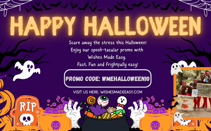 Global Greetings for a Spooktacular Halloween 2025 — Only on Wishes Made Easy!