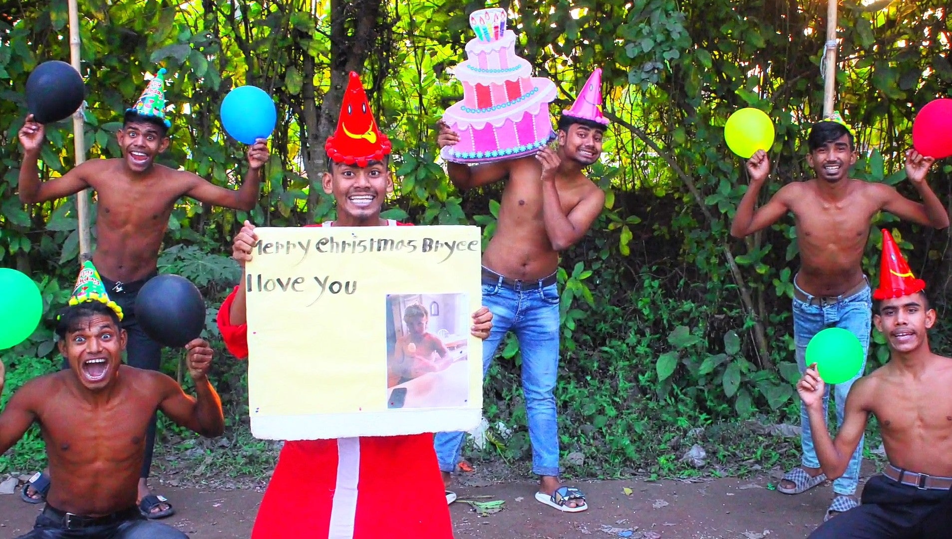 Personalized Santa Clause Christmas video from Bangladesh