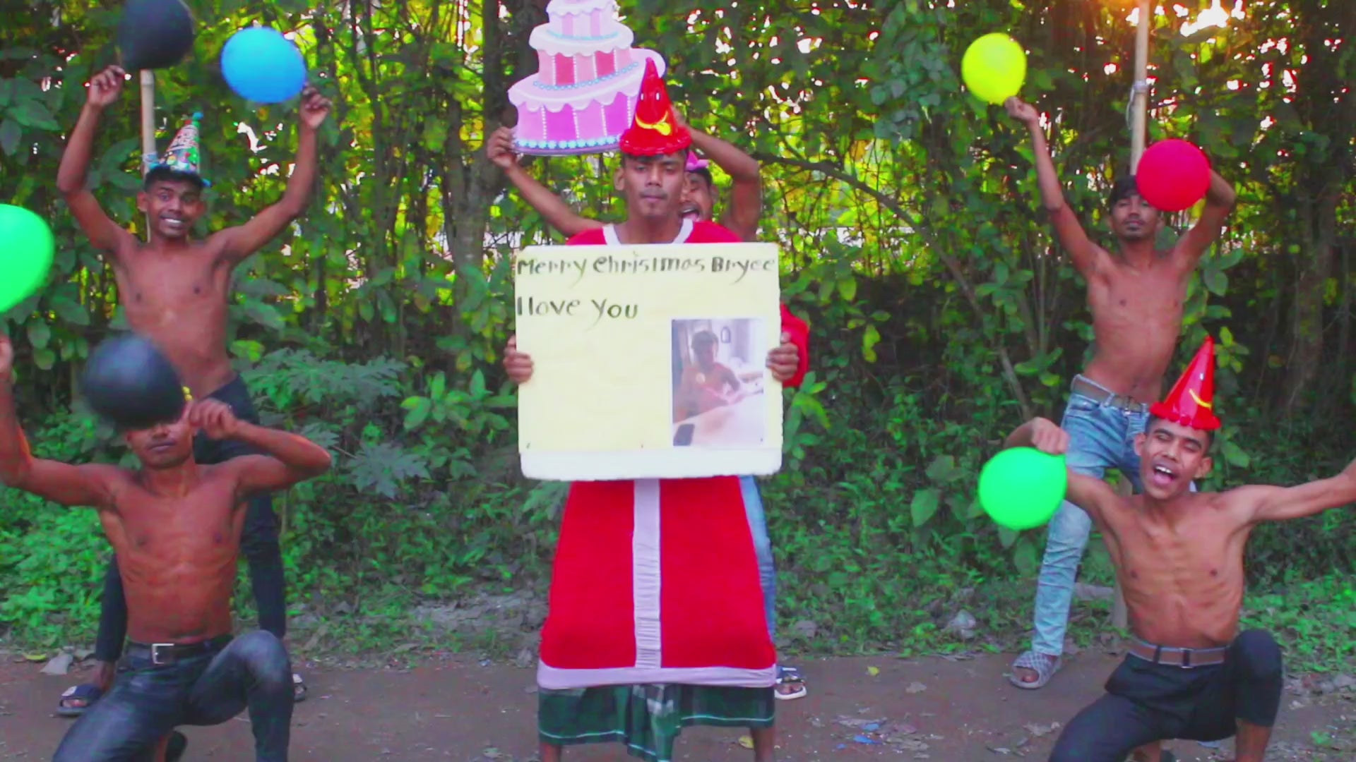 Bangladesh personalized Santa Clause video message