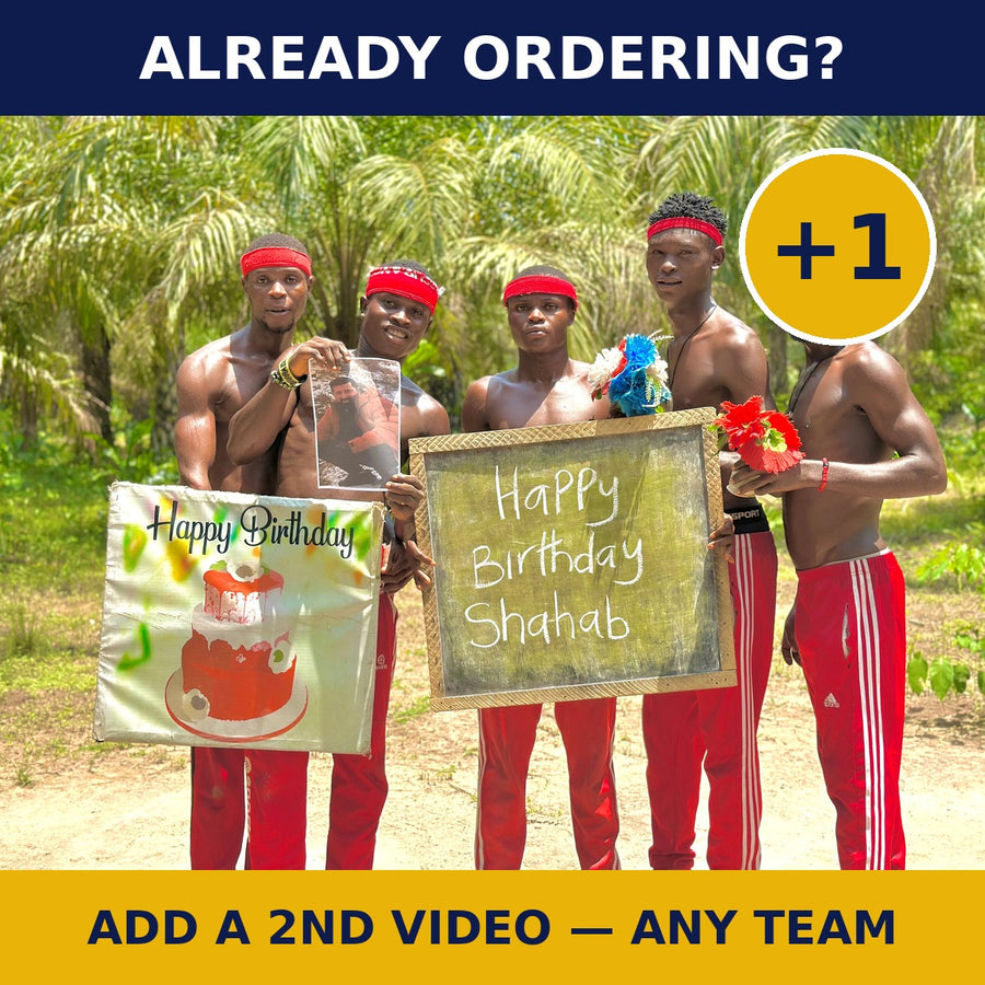 Add a second personalised video — any team