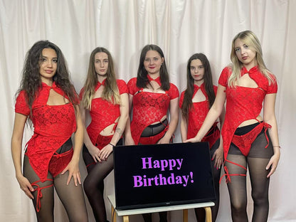 Personalized Greeting Video from Russian Girls