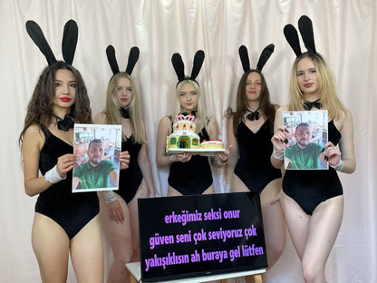 Personalized Greeting Video from Russian Girls