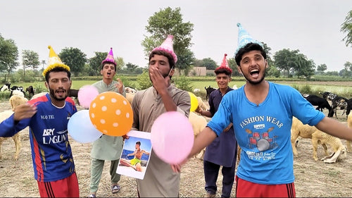 Mumbai Hype Crew performing a personalised video greeting