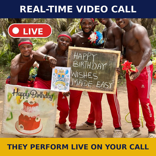 Live team video call — they perform live on your call